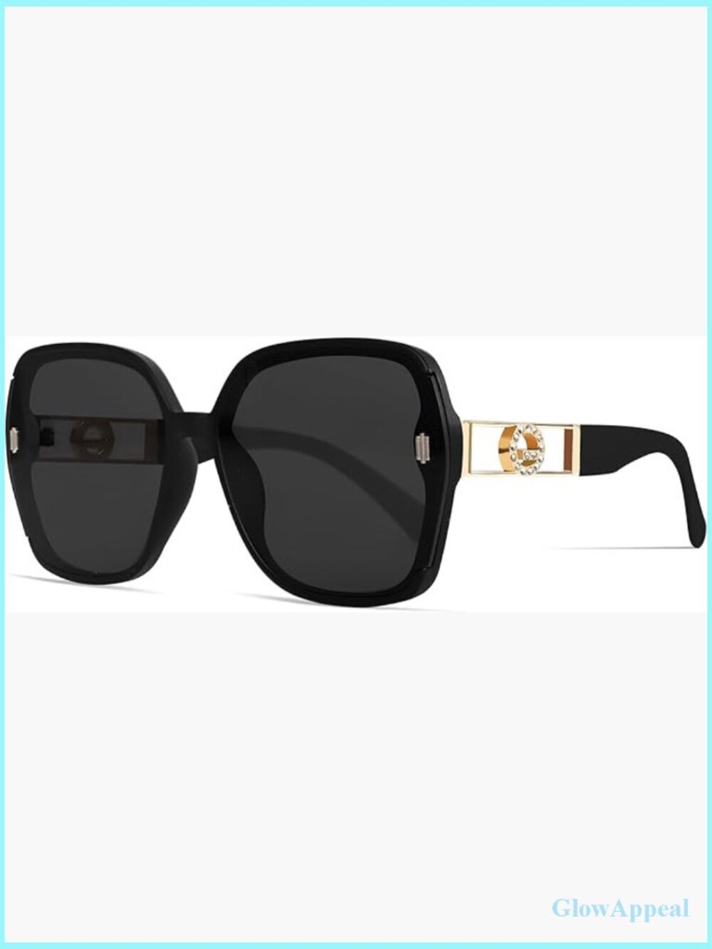 Retro Oversized Square Sunglasses Women Men Vintage 70s